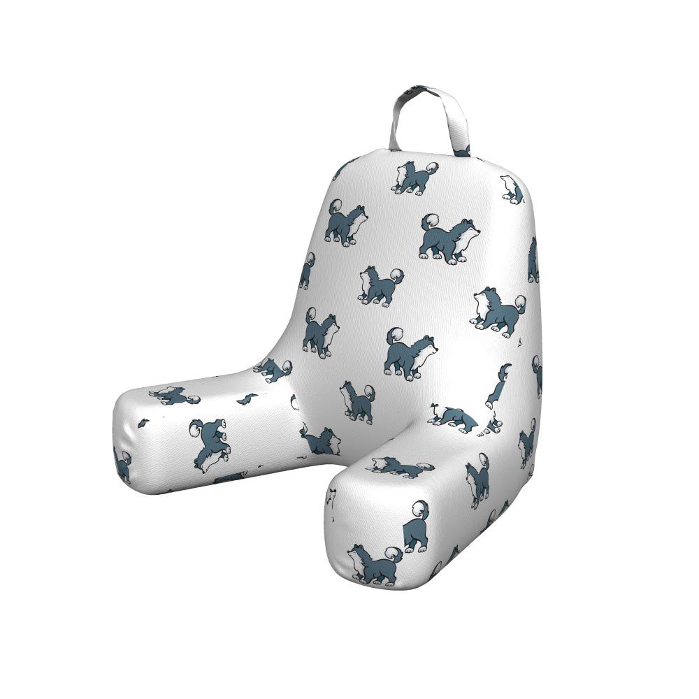 Ambesonne Husky Dog Pillow Cover - Soft Fabric, Blue Grey for Pet Bed Rest