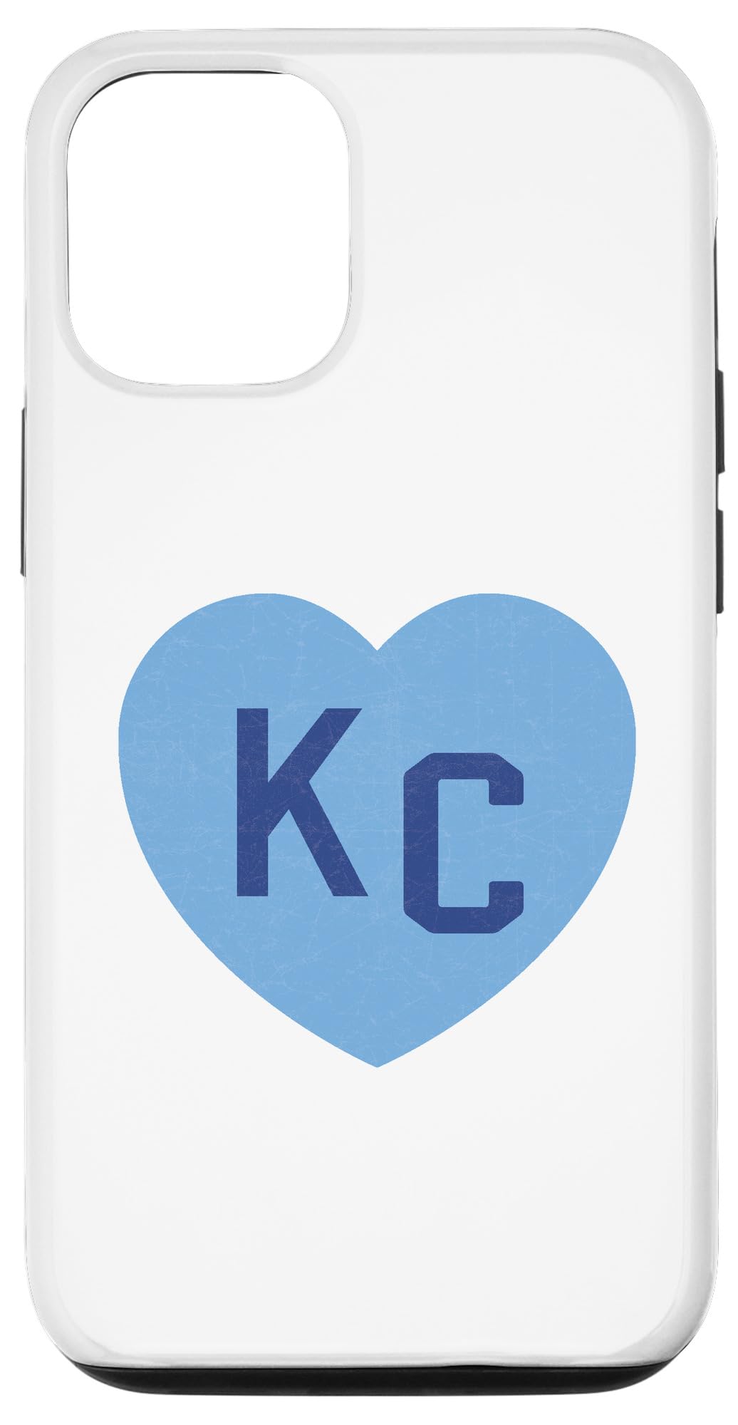 iPhone 12/12 Pro Case - Kansas City KC Heart Royal Blue Protective Phone Cover | Stylish & Durable Design for Apple iPhone 12 Series | Perfect for Daily Use, Travel & Showcasing Local Pride