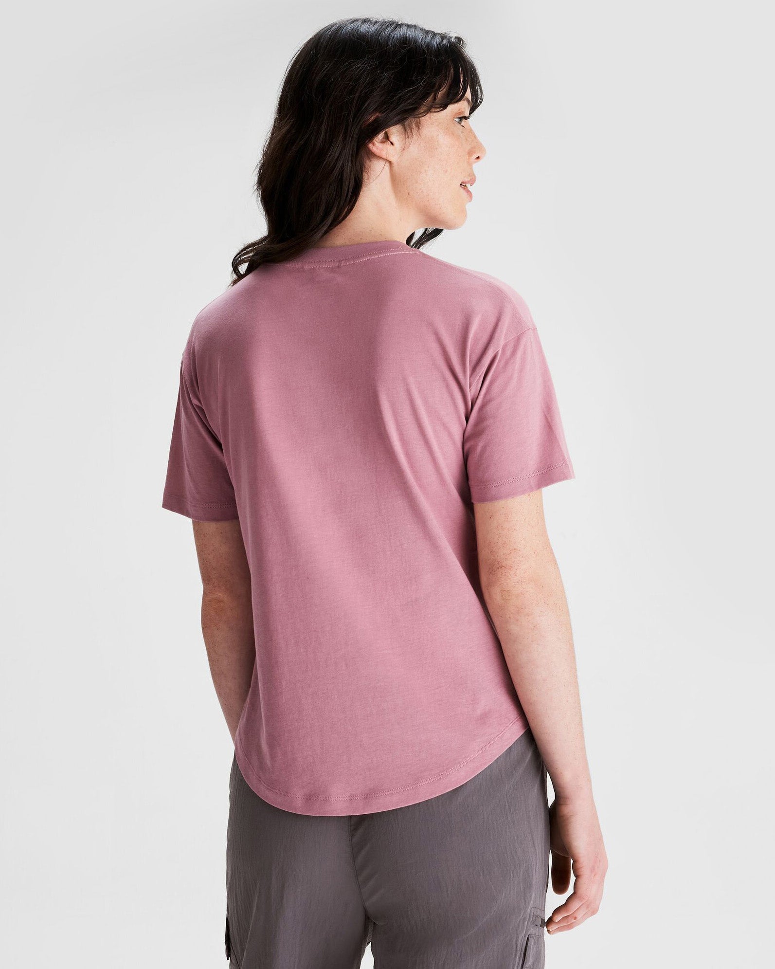 Organic Cotton Women's T-Shirt - Soft & Comfortable Solid Orchid Color - Perfect for Casual Wear, Workouts & Everyday Outfits