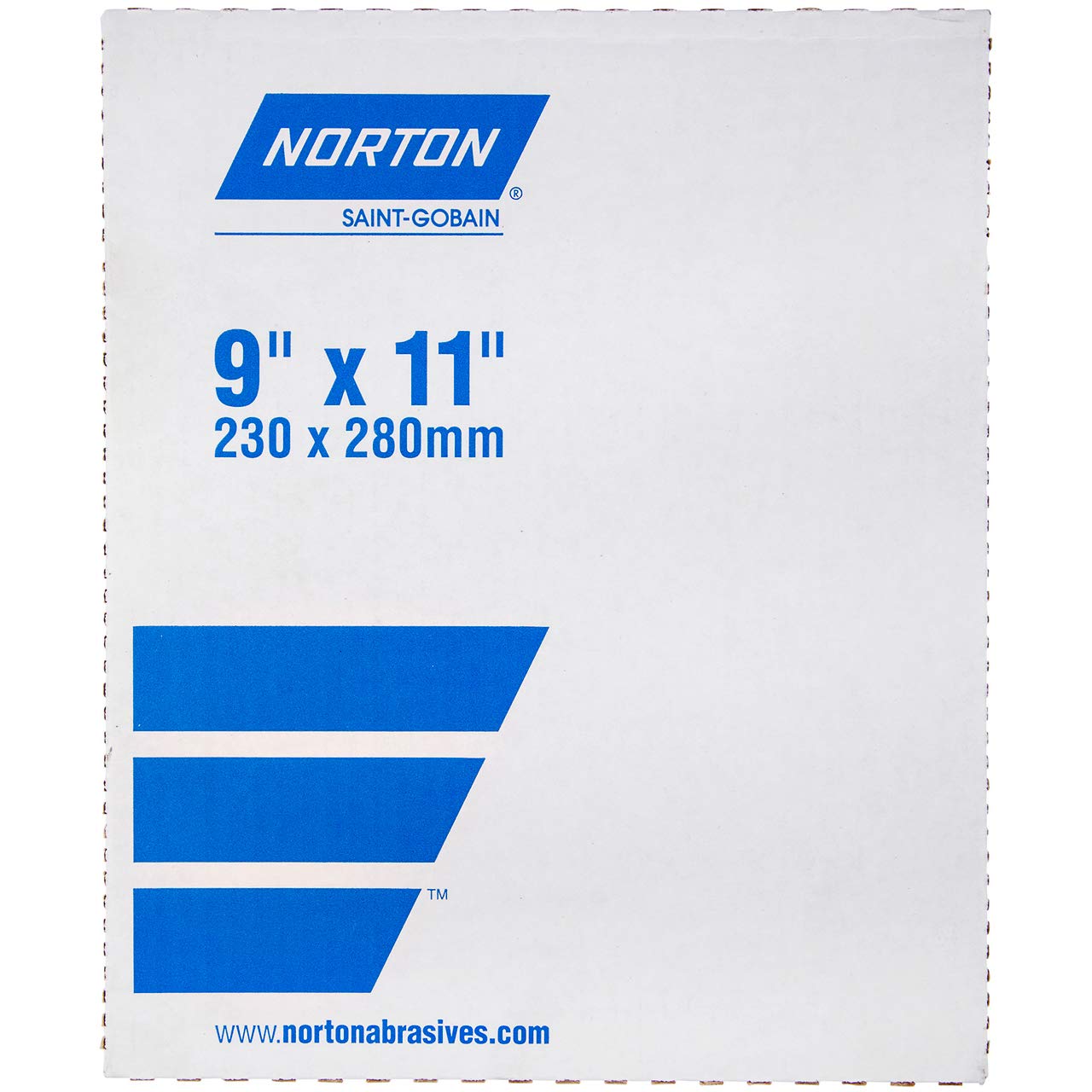 Norton 66261139379 9x11 Inch Black Ice Coated Sandpaper Sheets, 1500 Grit, 50 Pack - Perfect for Automotive Polishing & Woodworking Finishing