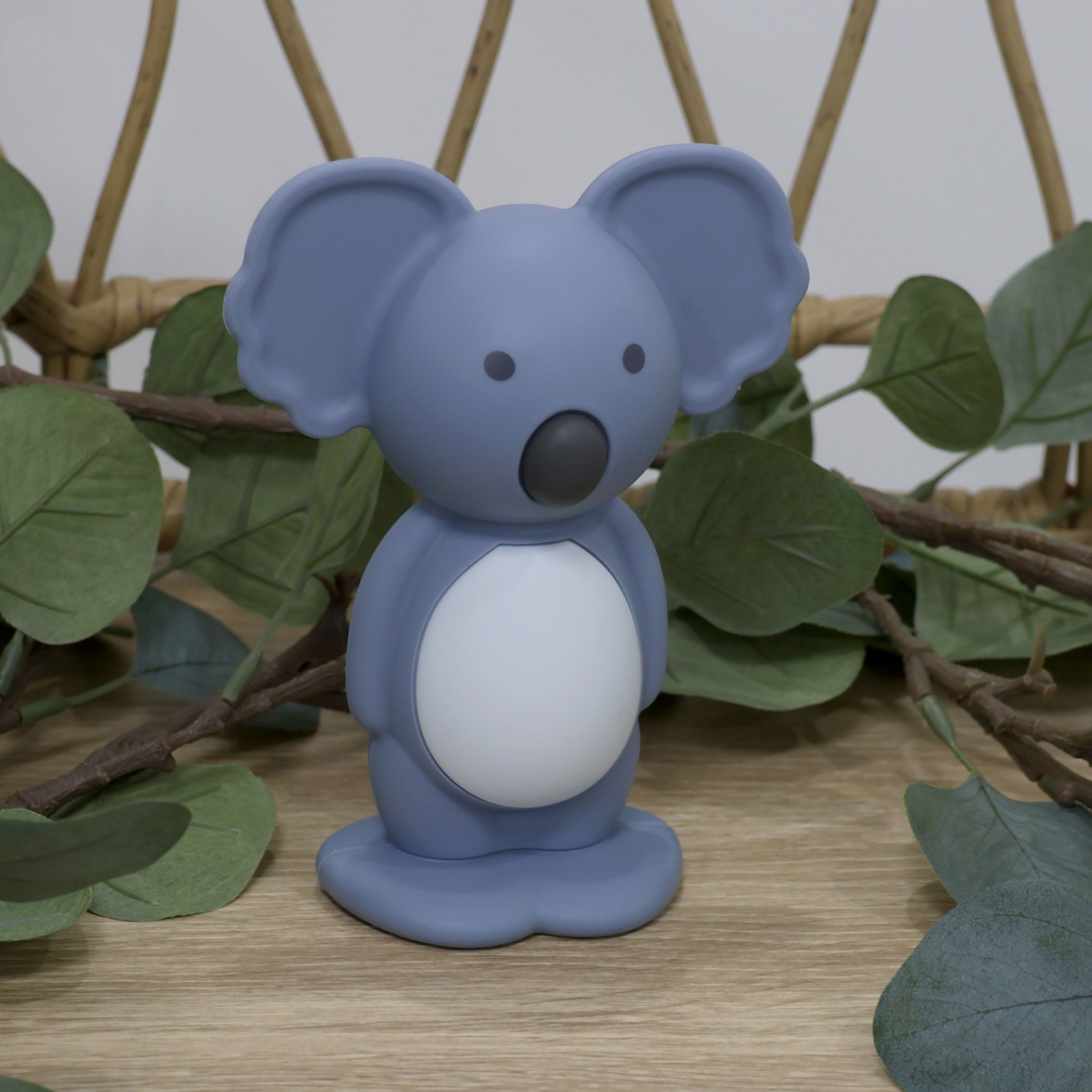 Aussie Animals Bubba Koala Silicone Teething Toy for Babies - Safe & Soft Chewable Teether in Steel Blue - Perfect for Soothing Sore Gums During Teething & Travel
