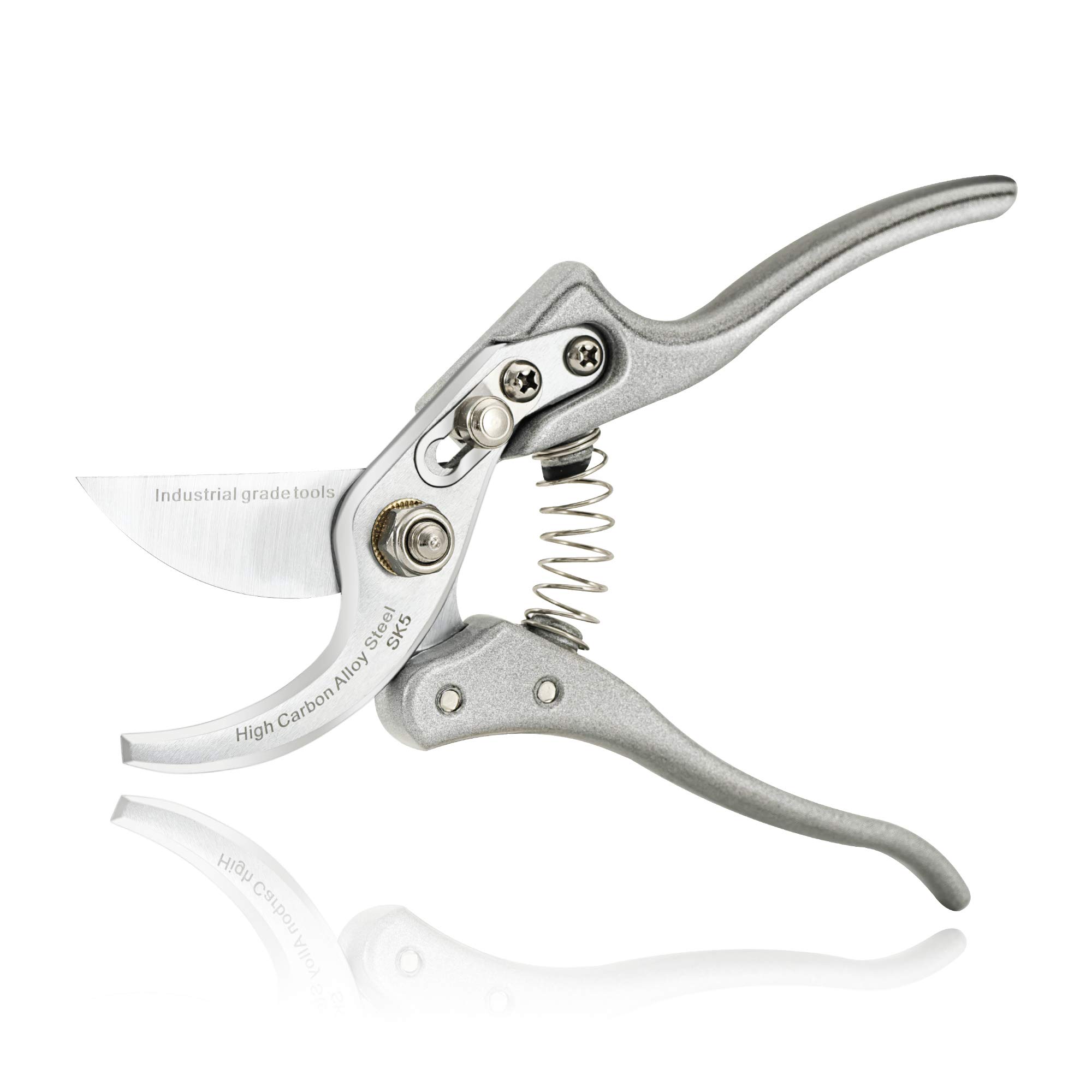 Premium Japanese 8 Inch Bypass Pruning Shears - TONMA Gardening Scissors with Ergonomic Handle, Professional Secateurs for Trimming Plants, Flowers & Shrubs - Ideal for Home Gardeners & Landscaping Professionals