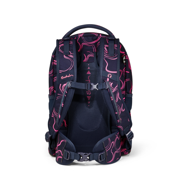 Satch Air Pink Supreme - Lightweight Travel Backpack for Women & Men, Waterproof Laptop Bag with USB Charging Port - Perfect for Work, School, Gym & Outdoor Adventures