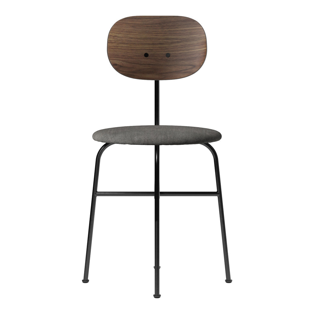 Afteroom Modern Dining Chair with Upholstered Seat - Mid-Century Design Wooden Chair for Kitchen, Dining Room & Office - Comfortable & Stylish Home Furniture