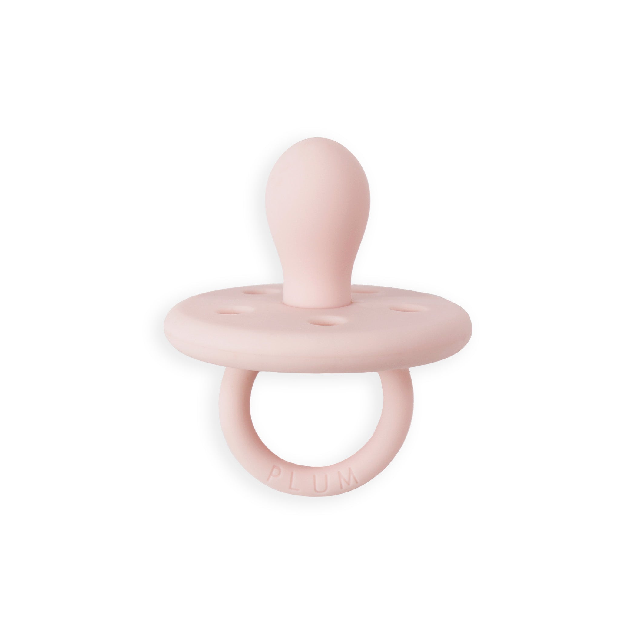 4-Pack Silicone Baby Soothers - Blush, Smokey Lilac, Dusty Berry & Salmon Pink Pacifiers for Newborns & Infants | Perfect for Daycare, Travel & Soothing Teething Pain