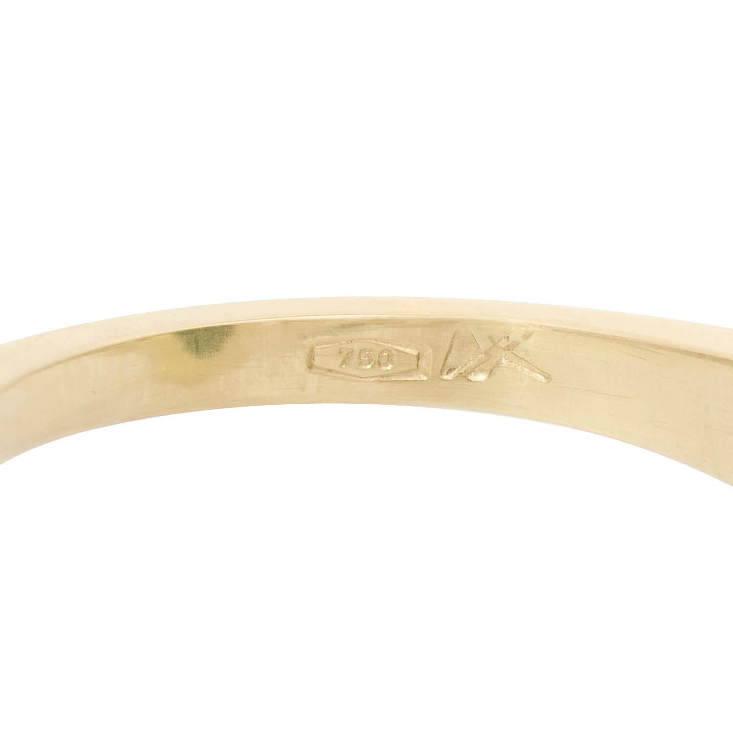 Vintage 18k Gold Emerald and Diamond Ring for Women - Elegant Jewelry Gift for Anniversary, Engagement & Special Occasions