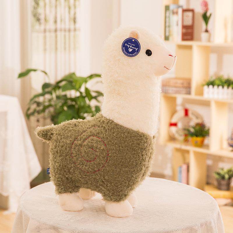 Soft and Cute Alpaca Llama Plush Toy - Kawaii Stuffed Animal for Kids, Girls, Boys - Perfect for Cuddling, Gifts, and Room Decor
