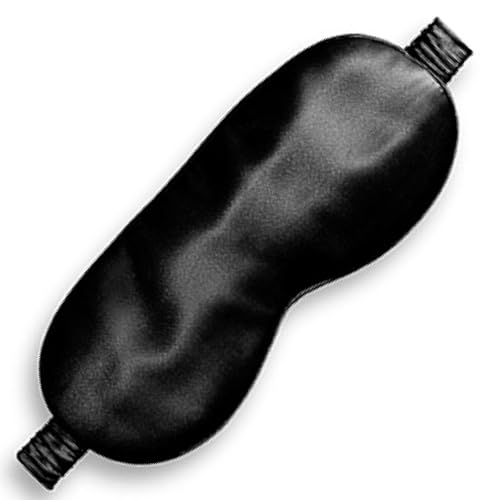 Silk Eye Mask - Midnight Black
