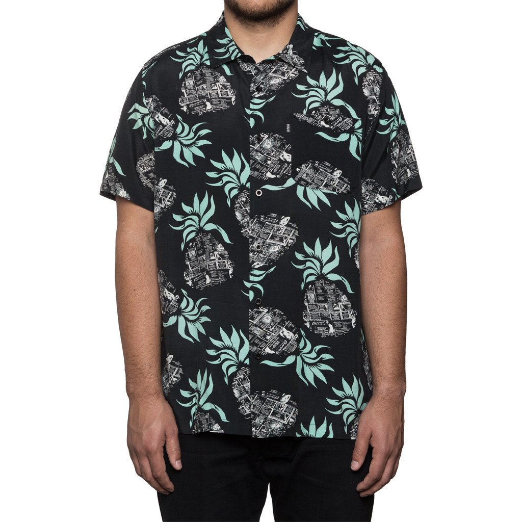 HUF Men's Fantasy Island Short Sleeve Graphic T-Shirt - Casual Streetwear for Summer Outfits & Skate Style