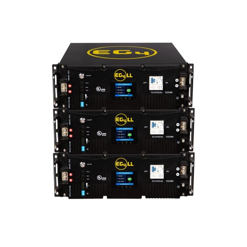 EG4® LL-S 48V 100AH Lithium Battery | 5.12kWh Server Rack Battery with 10 Year Warranty | Perfect for Solar Energy Storage, Off-Grid Power & Data Center Backup