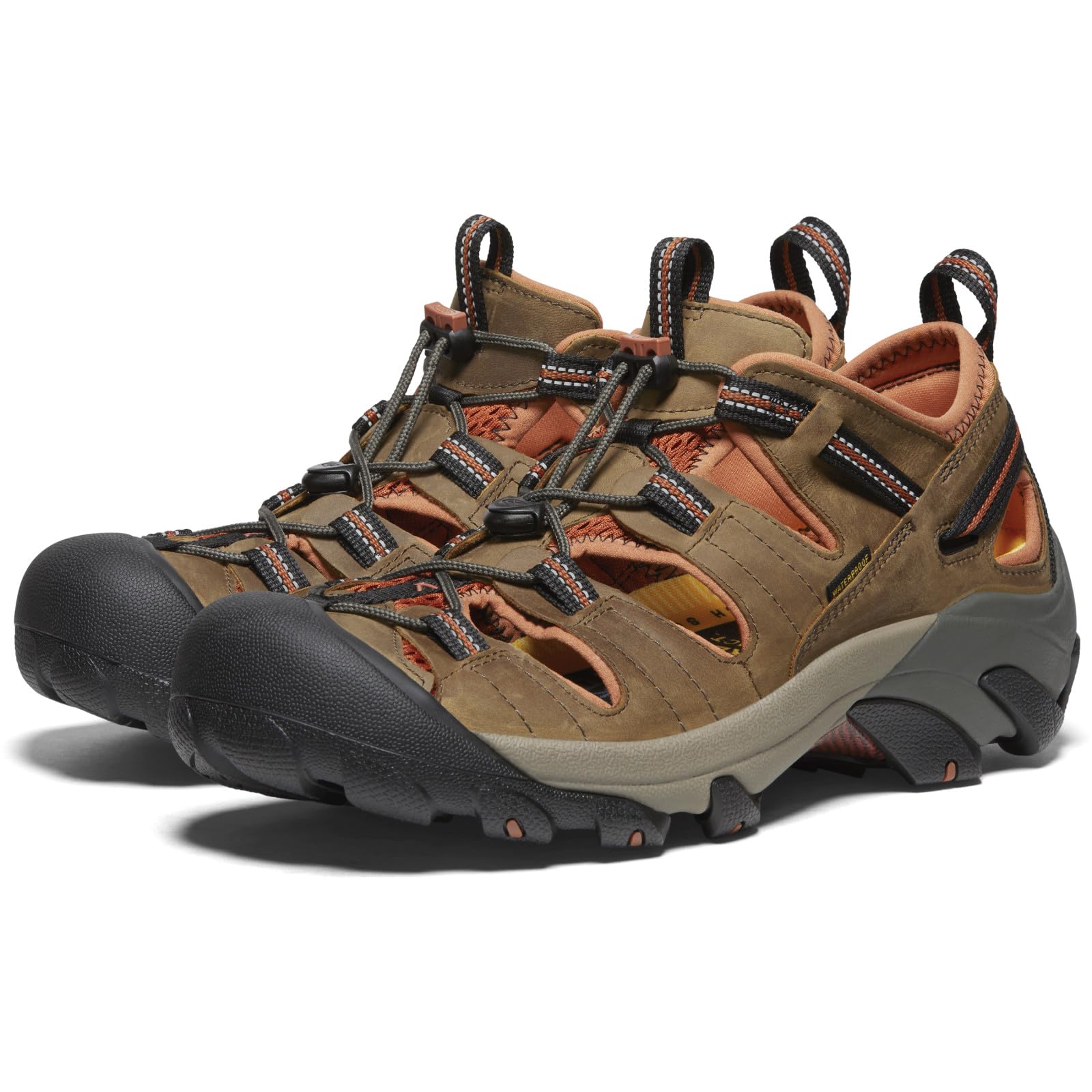 KEEN Men's Arroyo 2 Closed Toe Hiking Sandals - Waterproof & Comfortable Outdoor Adventure Footwear for Trail Walking, Camping, and Travel