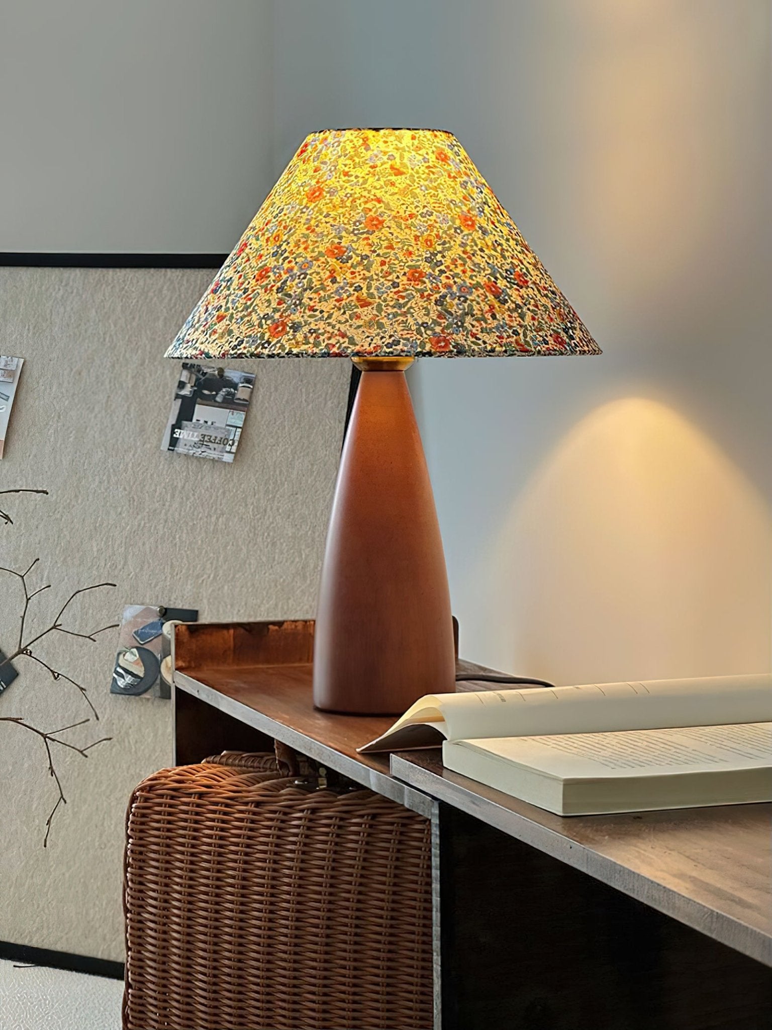 Amelia Blossom Table Lamp - Modern Floral Design Bedside & Desk Light for Home Office Decor | Perfect for Bedroom, Living Room & Study