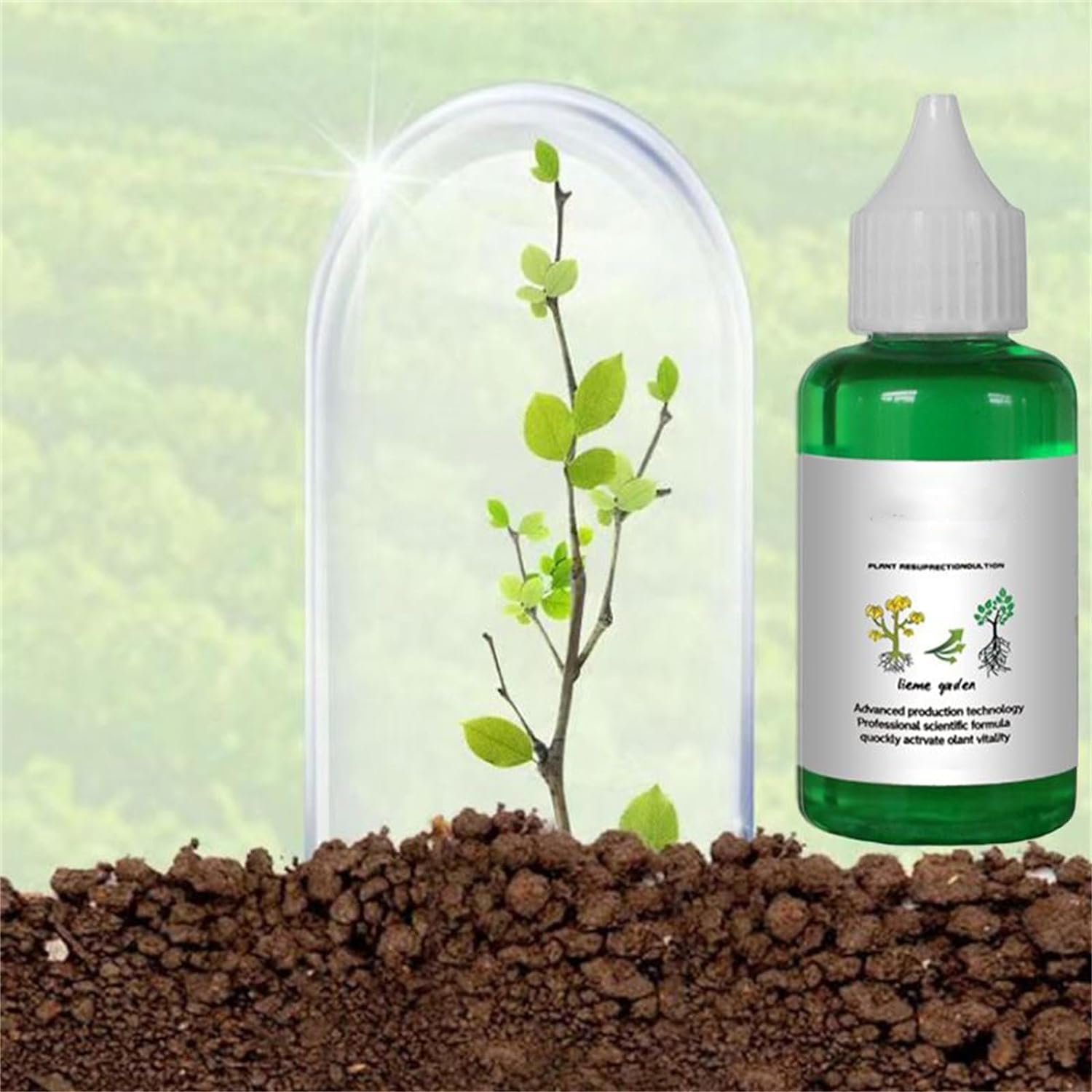 Organic Plant Growth Enhancer & Rooting Hormone Solution - Universal Plant & Flower Activator for Stronger Roots & Faster Growth | Ideal for Cuttings, Seedlings & Indoor/Outdoor Gardening