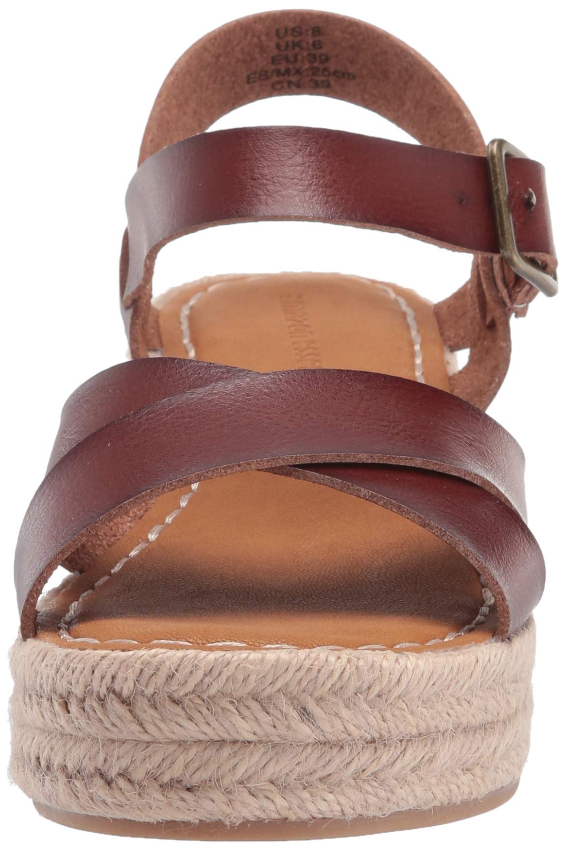 Amazon Essentials Women's Flatform Espadrille Sandals - Comfortable Summer Wedge Shoes for Beach, Vacation & Casual Outfits