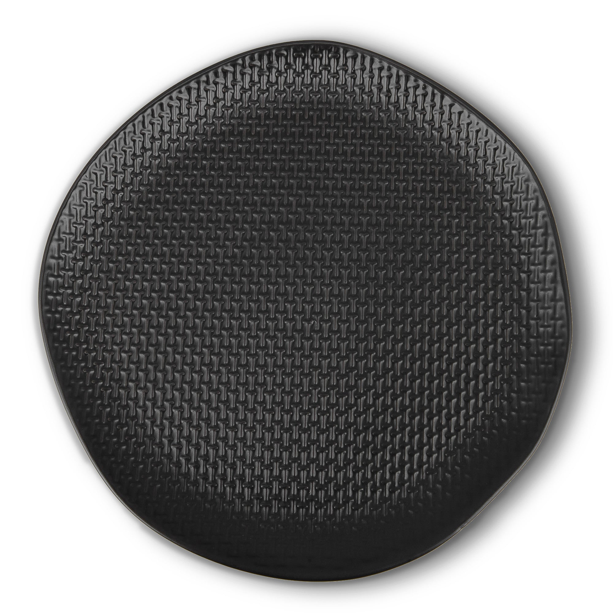 Premium Stoneware Dinner Plates - 10.5 Inch Black Ceramic Plates for Dining, Restaurant & Home Use - Elegant & Durable Dishware for Everyday Meals, Parties & Special Occasions