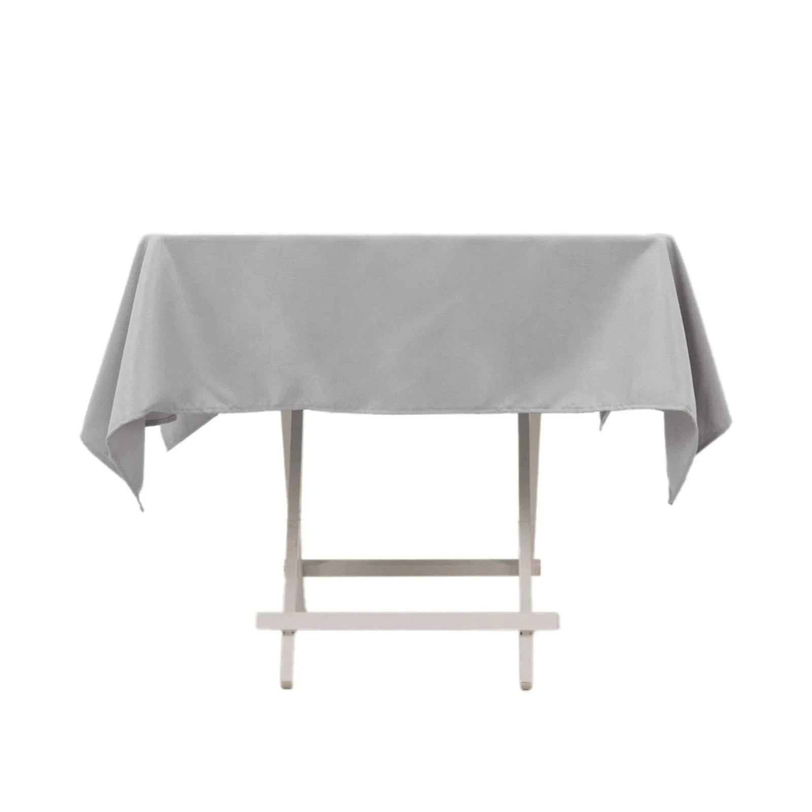 54x54 Inch Premium Square Polyester Tablecloth - Wrinkle & Stain Resistant - Perfect for Dining Tables, Parties, Weddings & Events