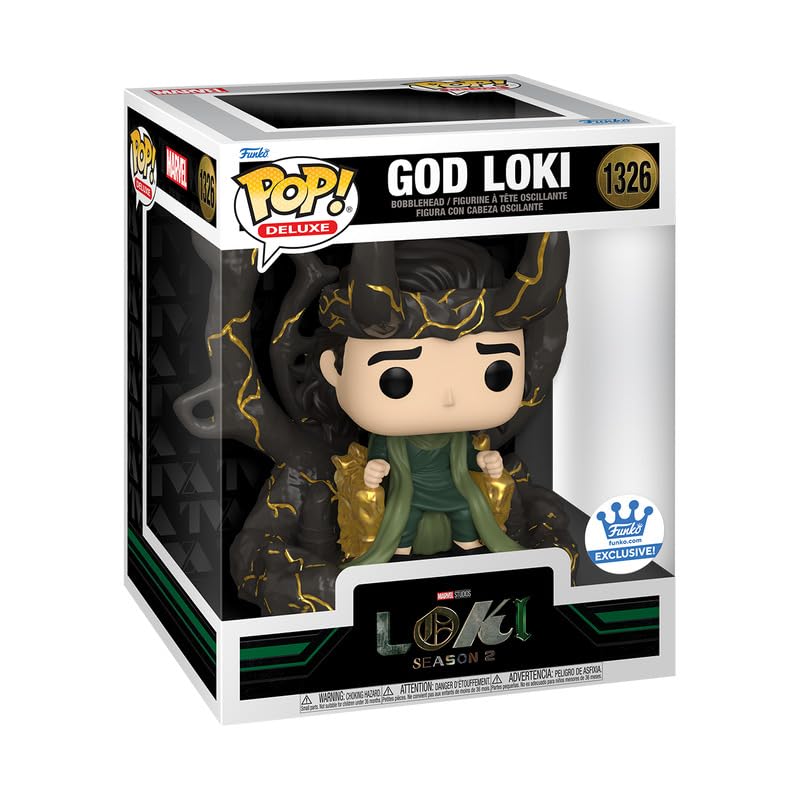 Funko Pop! Marvel Loki Exclusive Collectible Figure with Protector Case - Perfect for Marvel Fans, Collectors, and Home Display