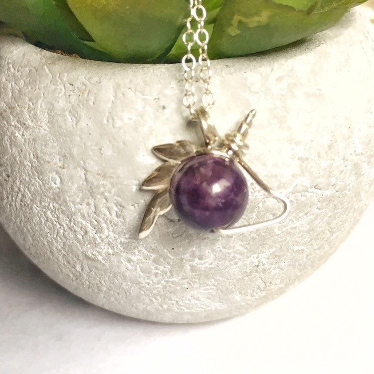 Amethyst Unicorn Charm Necklace - Italian Sterling Silver Jewelry for Women - Perfect Gift for Birthday, Anniversary & Special Occasions