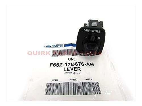 Genuine OEM F150 F250 Excursion Side View Mirror Control Switch F65Z-17B676-AB - Replacement Power Mirror Switch for Ford Trucks - Easy Installation for Driver Side Mirror Adjustment