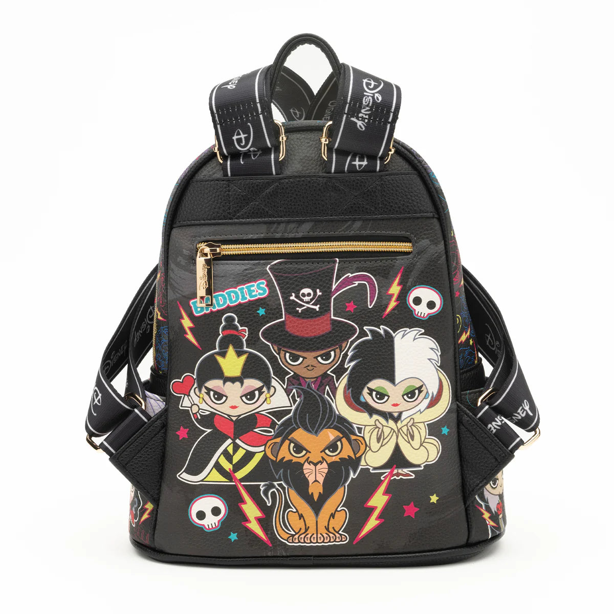 Villains Chibi Leather Mini Backpack for Women - Cute Small Crossbody Purse for Disney Fans, Cosplay & Daily Use | Perfect for Theme Parks, Shopping & Travel Accessories