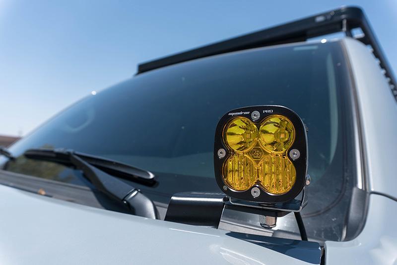 2003-2024 Toyota 4Runner SDHQ Built A-Pillar Light Mounts - Off-Road LED Light Brackets for 4x4 Adventure & Night Driving