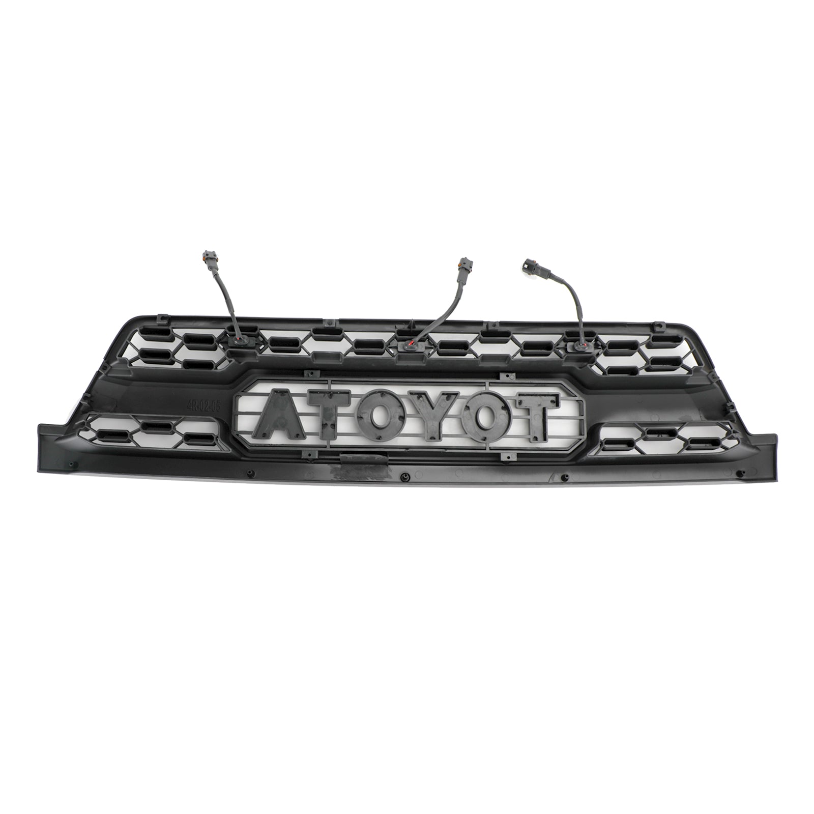 02-05 Toyota 4Runner TRD PRO Style Front Bumper Grille with Amber Lights & Toyota Letter - Off-Road Upgrade for Adventure & Truck Customization