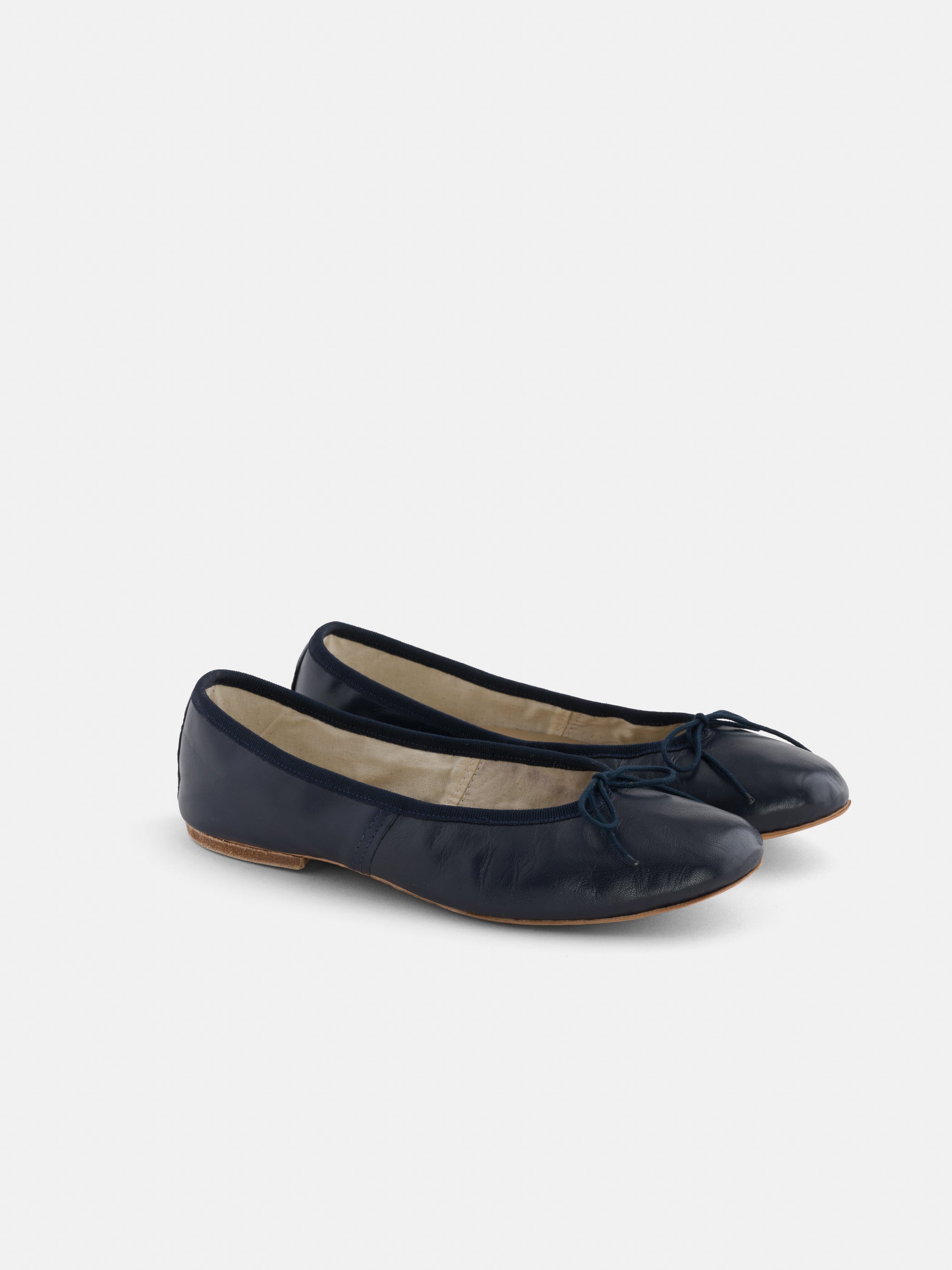 Porselli x Alex Mill Women's Ballet Flats - Comfortable Leather Ballet Shoes for Casual Wear, Office & Everyday Use