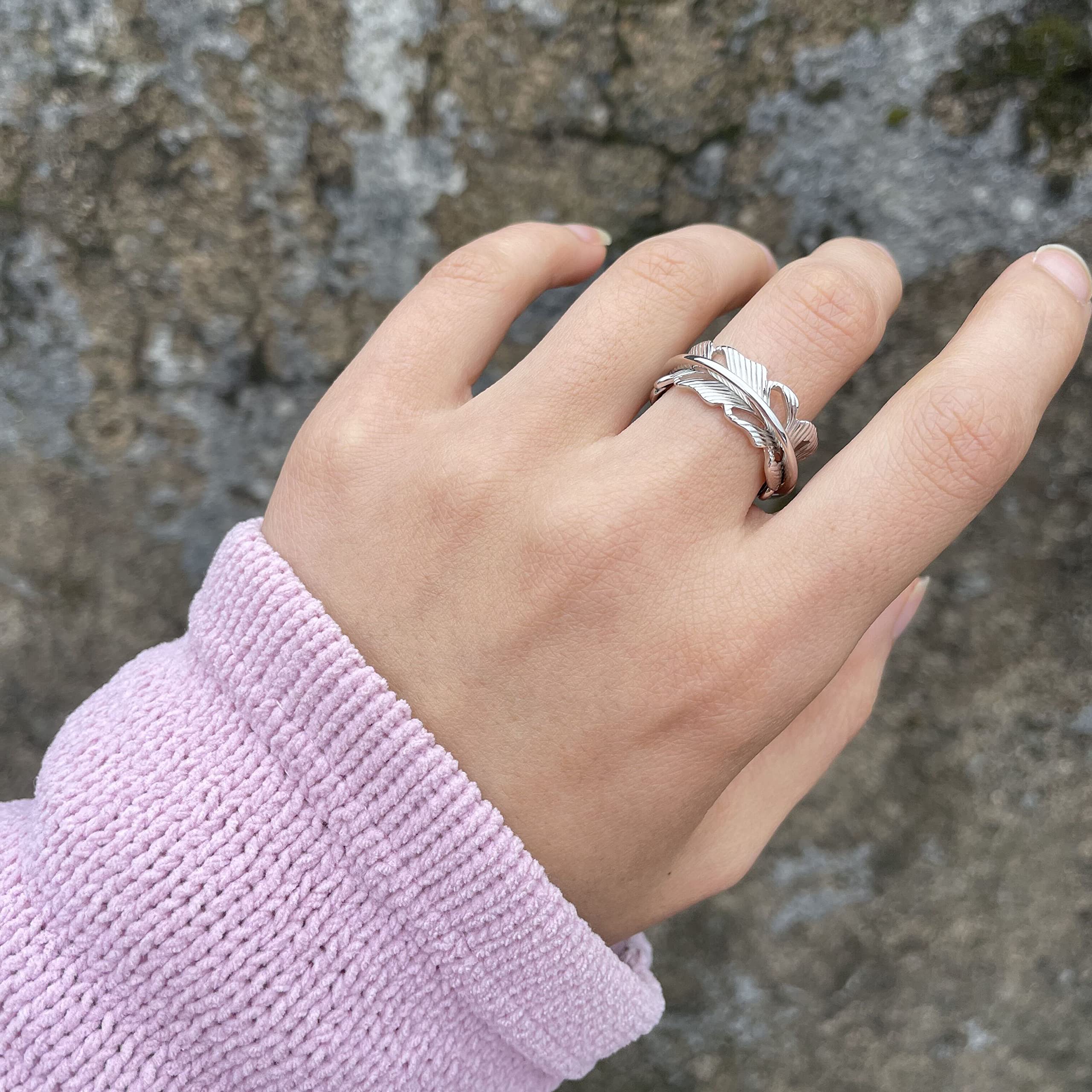 925 Sterling Silver Anxiety Ring with Beads - Fidget Spinner Ring for Women & Men, Stress Relief Worry Beads Ring - Perfect for Anxiety Relief, ADHD, Focus & Relaxation at Home, Office or Travel