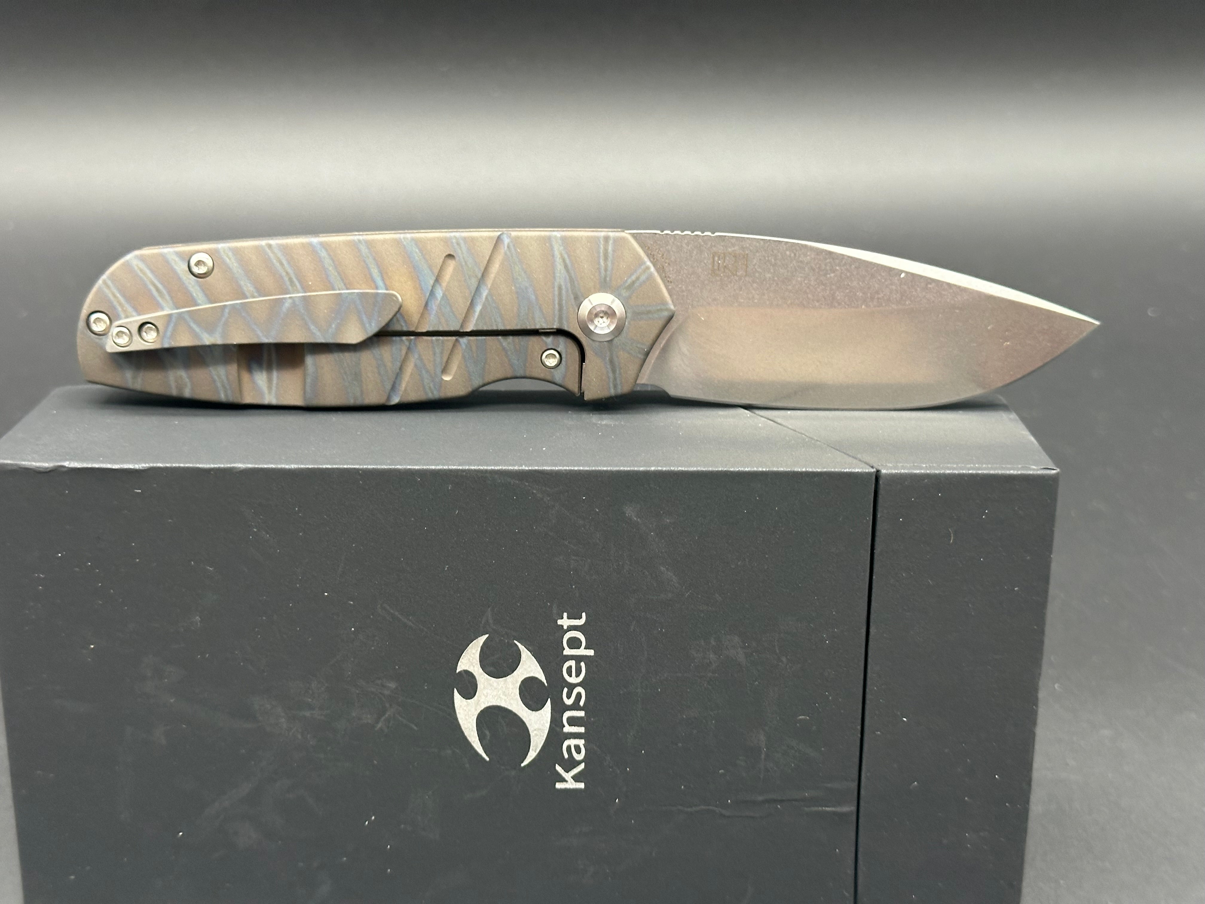 Kansept Turaco Frame Lock Folding Knife - 2.8