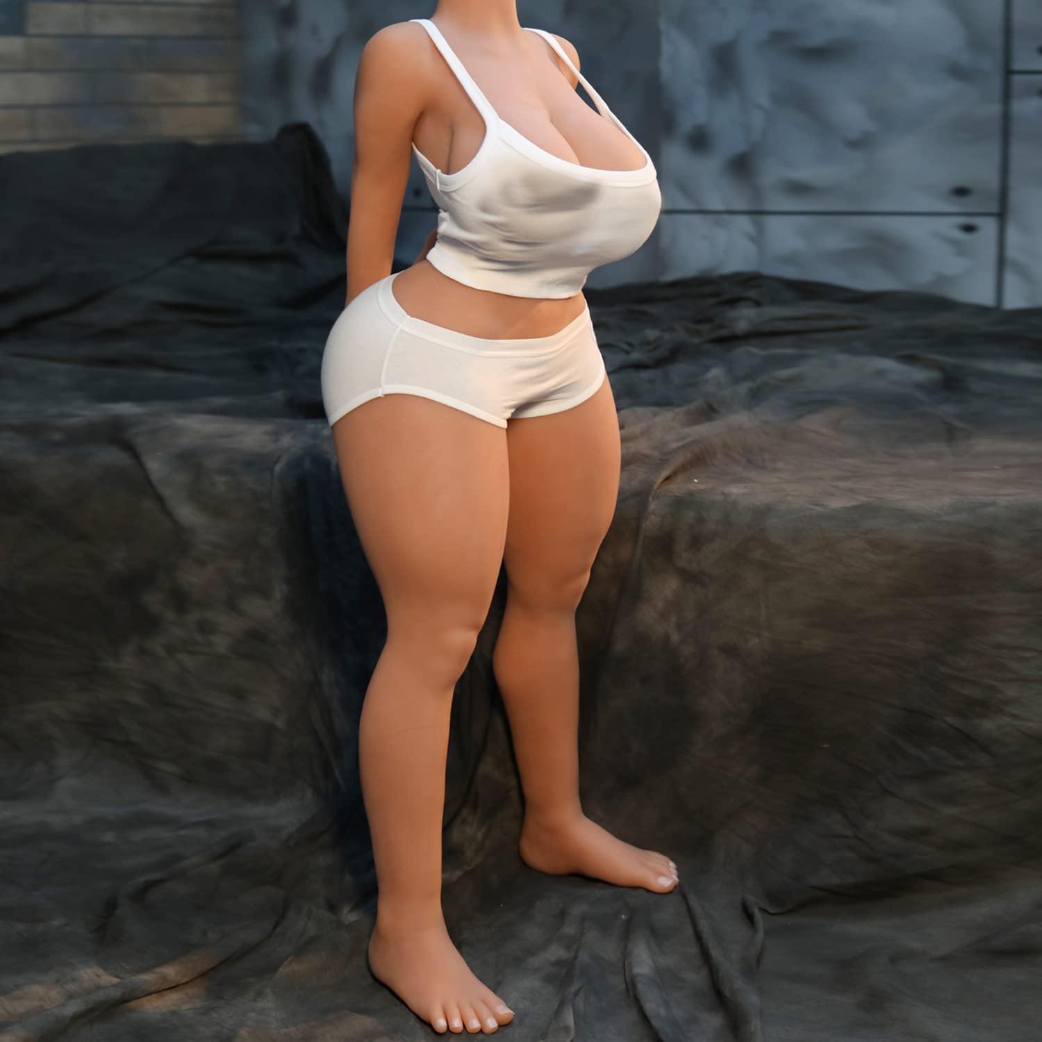 Realistic Life Size Women's Torso Sex Doll for Men - Full Body Silicone Love Doll with Removable Underwear & Yoga Poses - Perfect for Adult Fantasy, Stress Relief and Intimate Companionship (Model SY148M/SYD-118)