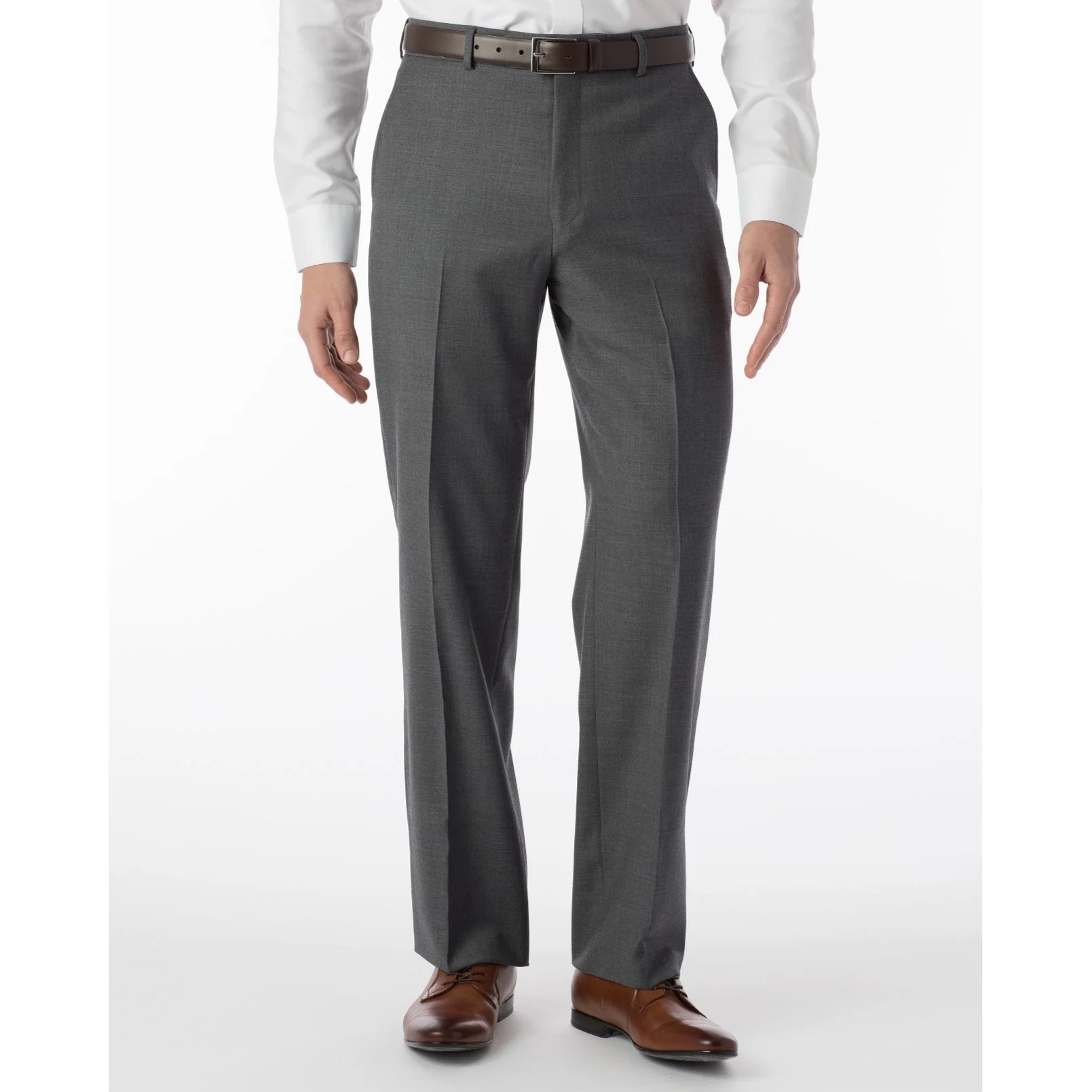 Allen Oniel Grey Harness Dress Pants for Men - Classic Formal Office Wear & Business Attire | Perfect for Weddings, Interviews & Professional Events