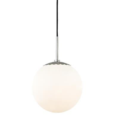 Paige Polished Nickel Pendant Light - Modern Ceiling Fixture for Kitchen Island, Dining Room & Bedroom Lighting