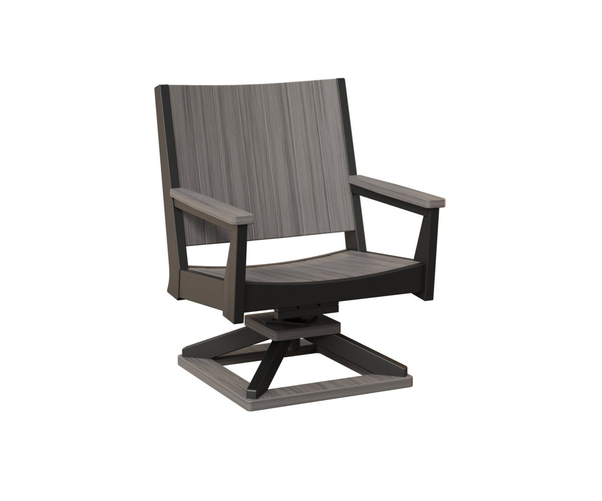 Berlin Gardens Mayhew Chat Swivel Rocker - Outdoor Patio Conversation Chair with Comfortable Cushions for Porch, Deck, or Garden Relaxation