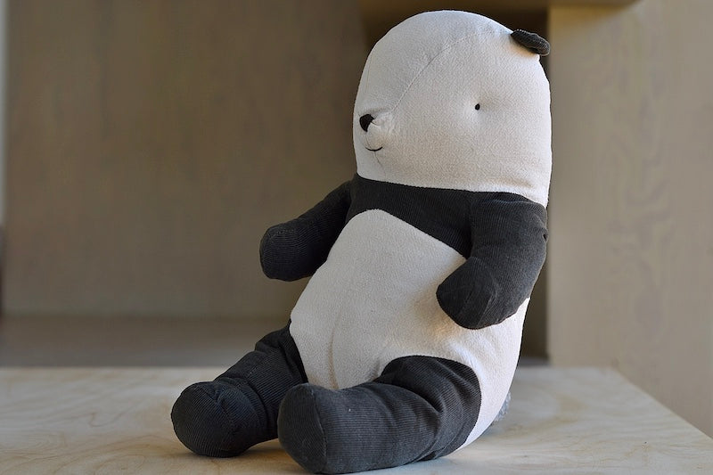 Danish Medium Panda Plush Toy - Soft & Cuddly Stuffed Animal for Kids & Adults | Perfect for Gifts, Nursery Decor, and Comfort