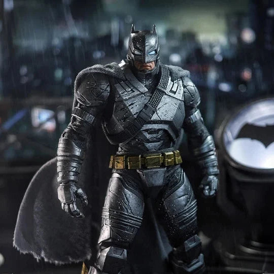 Batman Armor Suit Action Figure - Batman v Superman Dawn of Justice DC Multiverse Collectible Toy for Display & Play