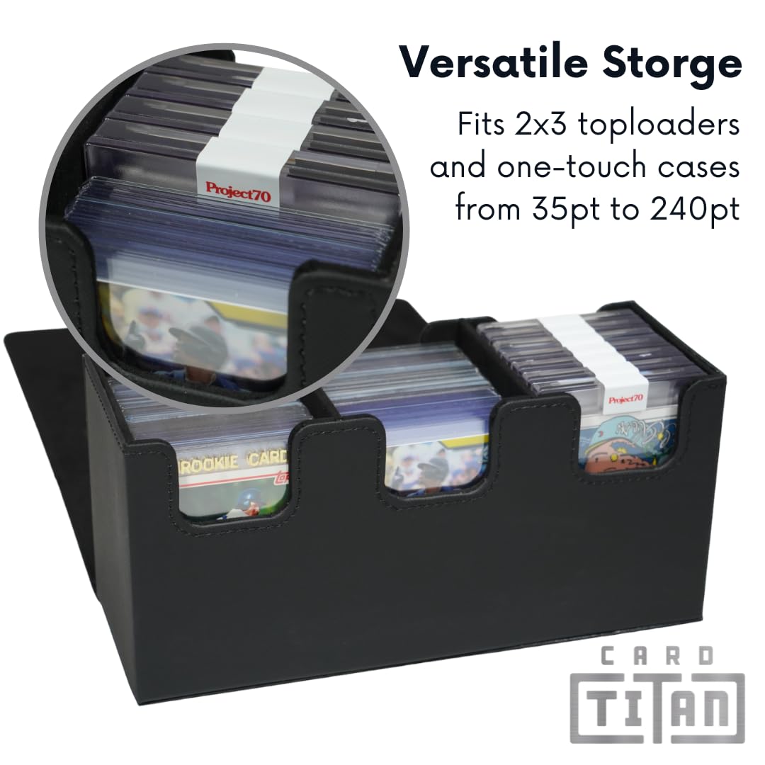 Baseball Card Storage Case - Card Titan Toploader for Collectors