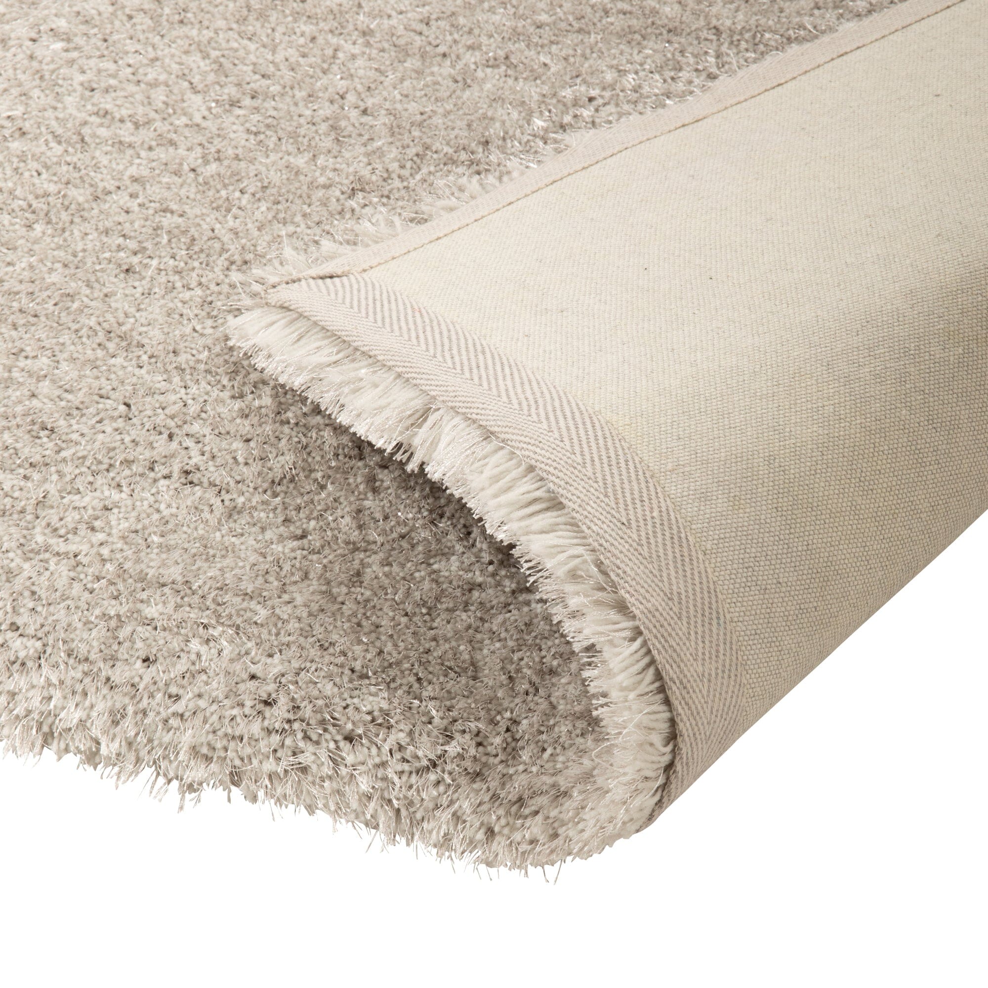 Premium Kaste Rug S 1400 x 1000mm Silver - Soft & Durable Modern Area Rug for Living Room, Bedroom, or Office Decor