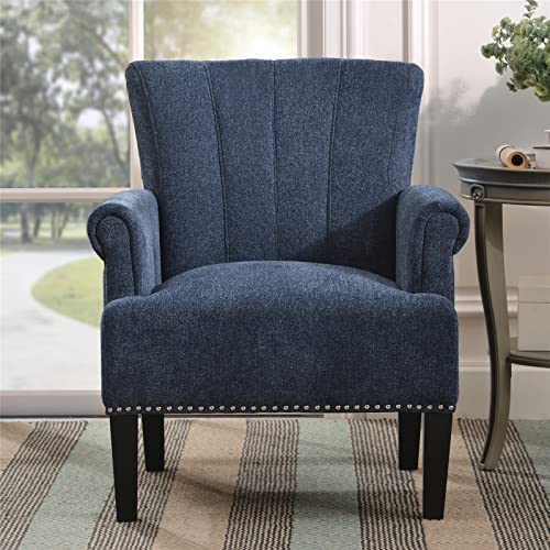 Navy Linen