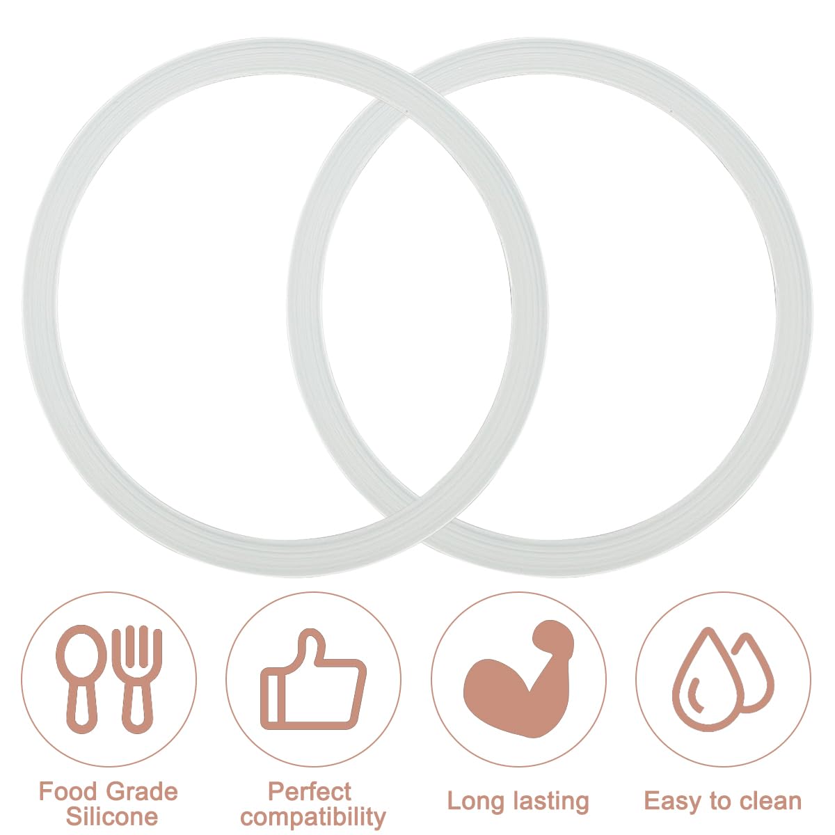 6 Pcs Owala FreeSip Water Bottle Gasket Set with Cleaning Brush - for Stainless Steel Cup Replacement