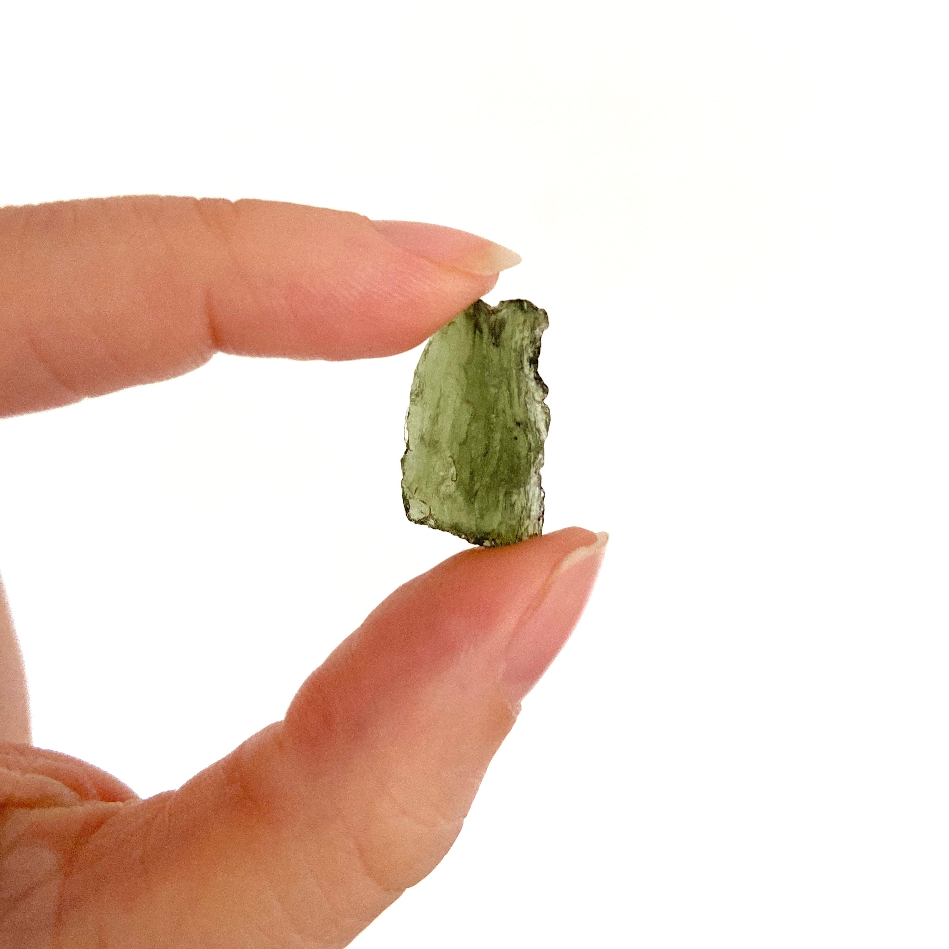 Genuine Moldavite Gemstone for Positive Energy & Life Transformation - Perfect for Meditation, Jewelry Making & Spiritual Healing