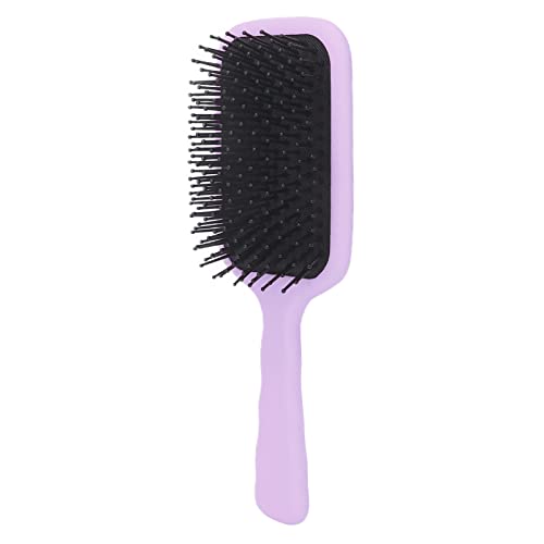 **Airbag Massage Comb - Nylon Elastic Detangling Hair Brush with Rebounding Teeth for Women, Wet & Dry Thick Hair (Purple) - Perfect for Home, Travel & Salon Use**