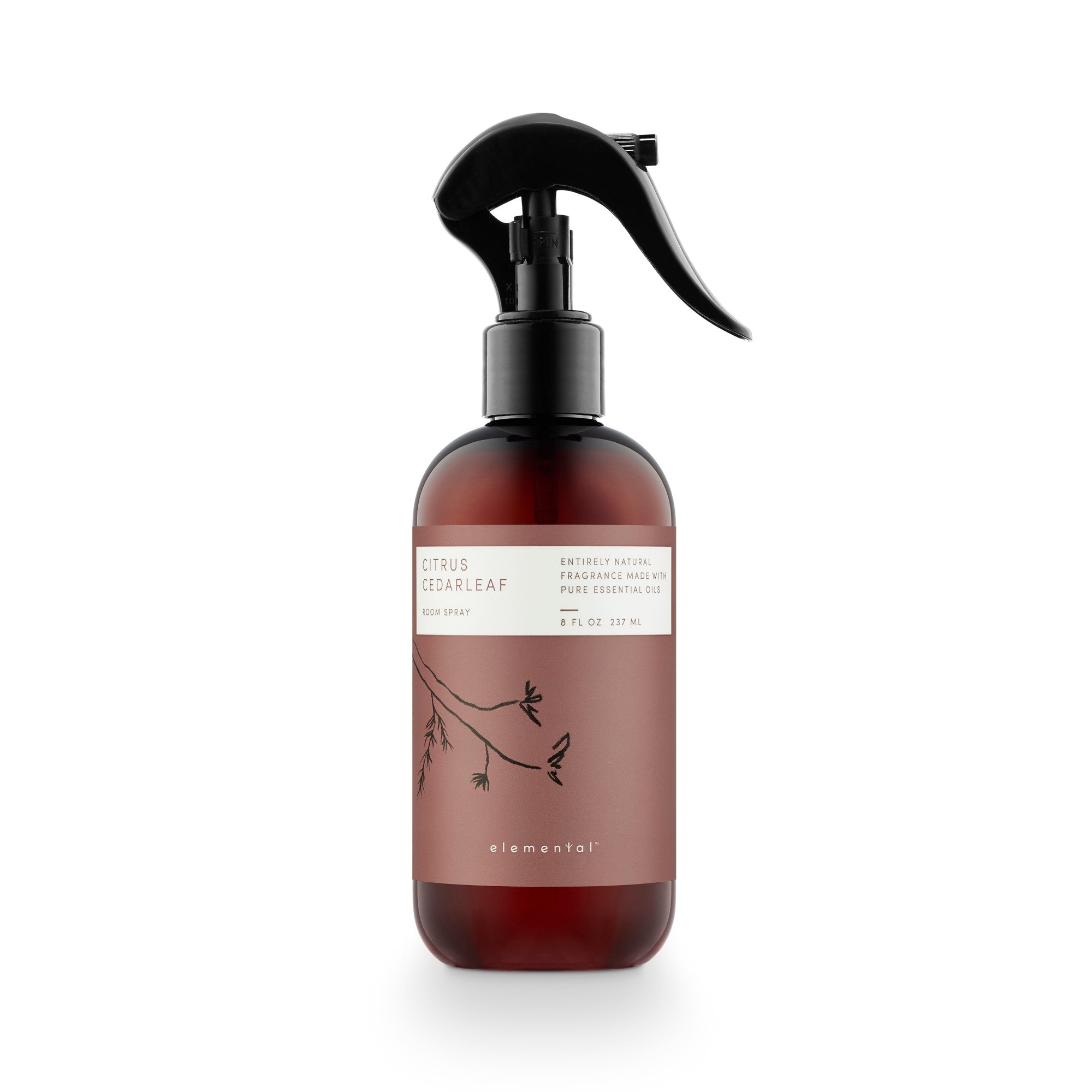 Natural Citrus Cedarwood Room Spray - Refreshing Air Freshener for Home, Office & Bathroom | Aromatherapy & Stress Relief
