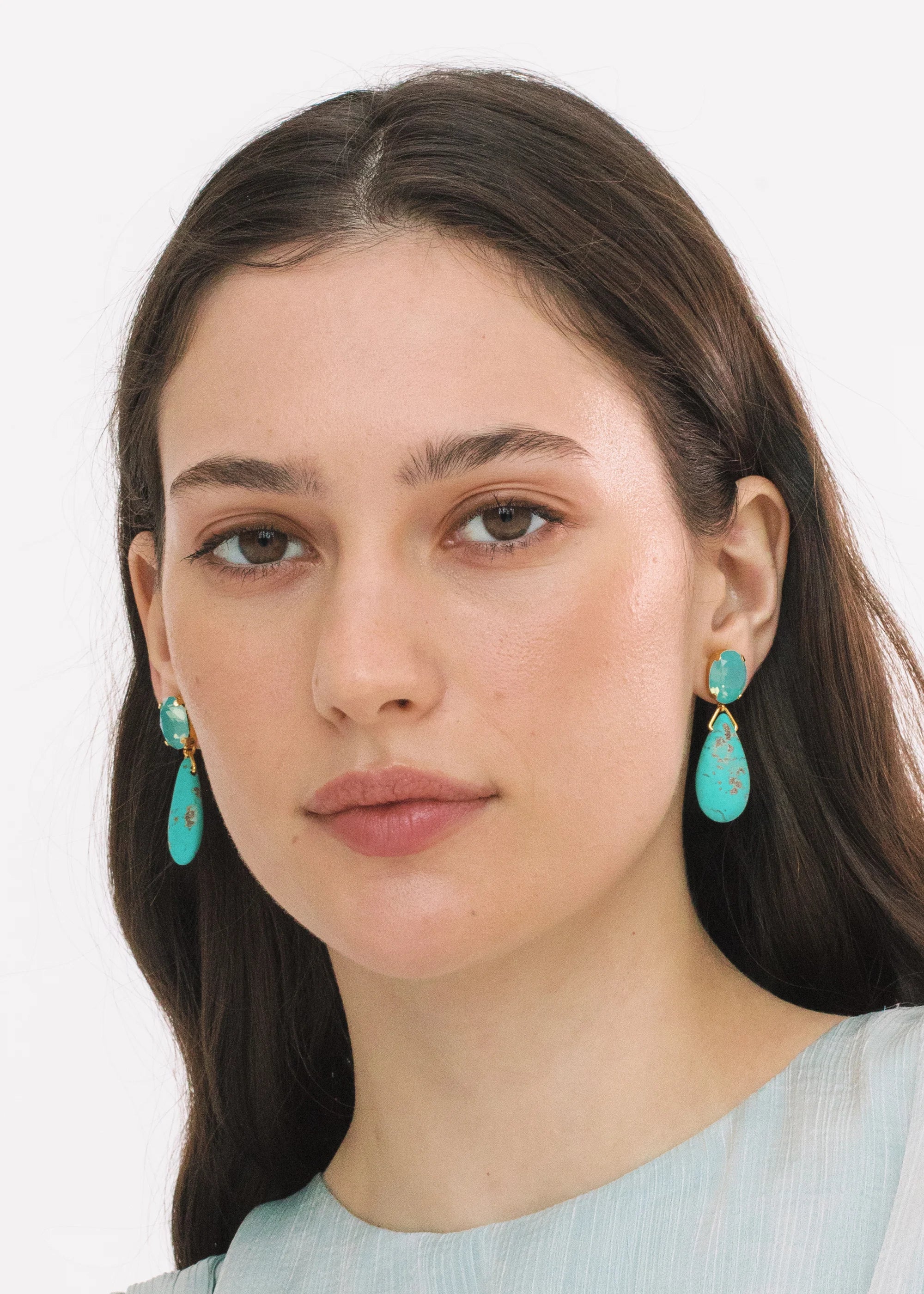 Sanremo Turquoise Earrings for Women – Handmade Boho Chic Jewelry for Casual & Party Wear