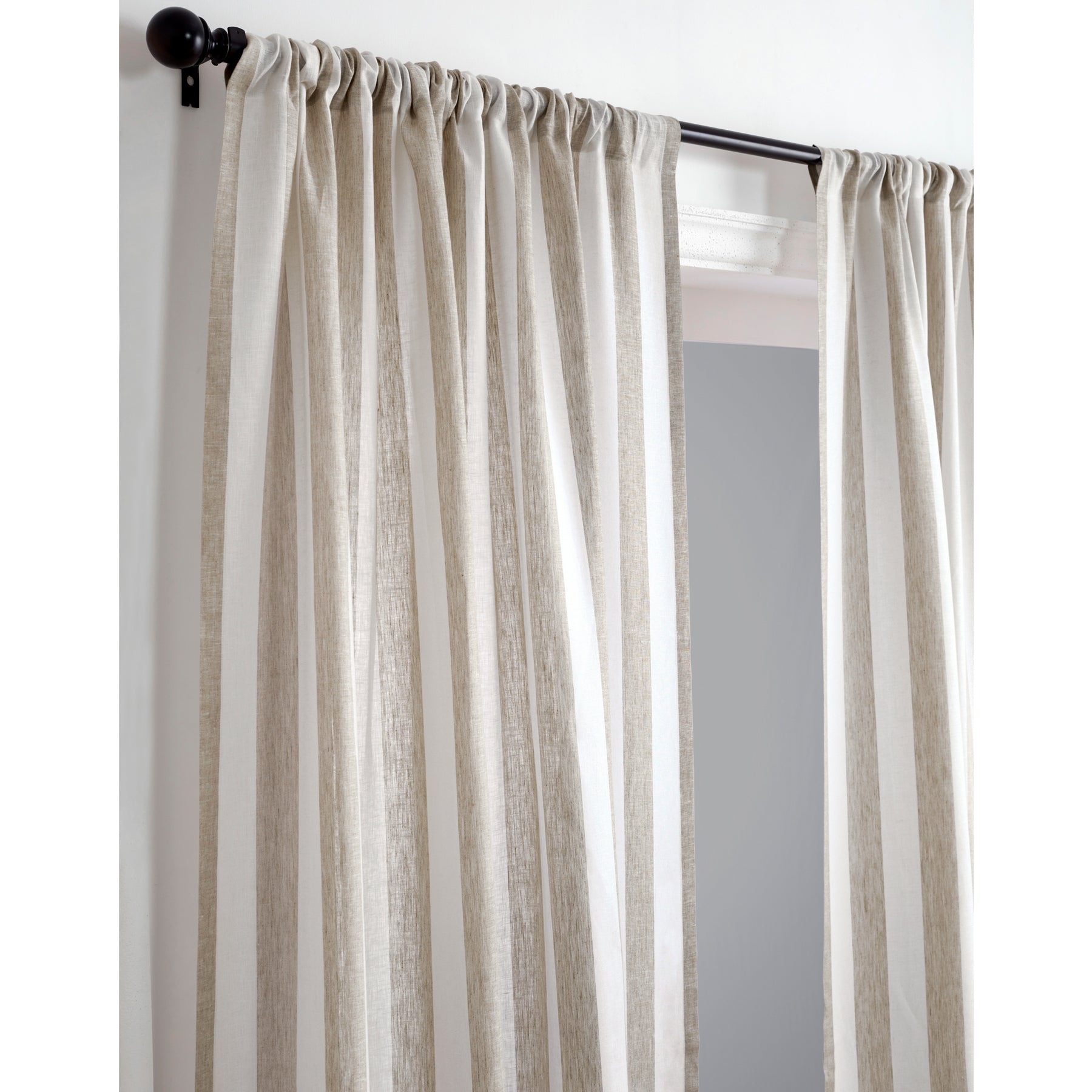 Stylish Cabana Striped Curtains for Beach House & Outdoor Living - Sun Protection & Privacy Window Treatments