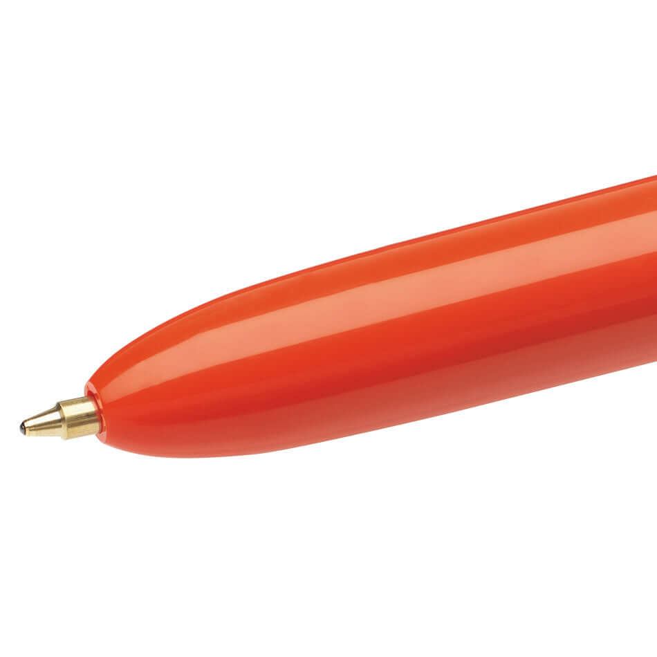 BIC 4-Color Ballpoint Pen with Fine Point - Perfect for Office, School & Note-Taking | Multi-Colored Writing Pen for Journaling, Coloring & Organizing