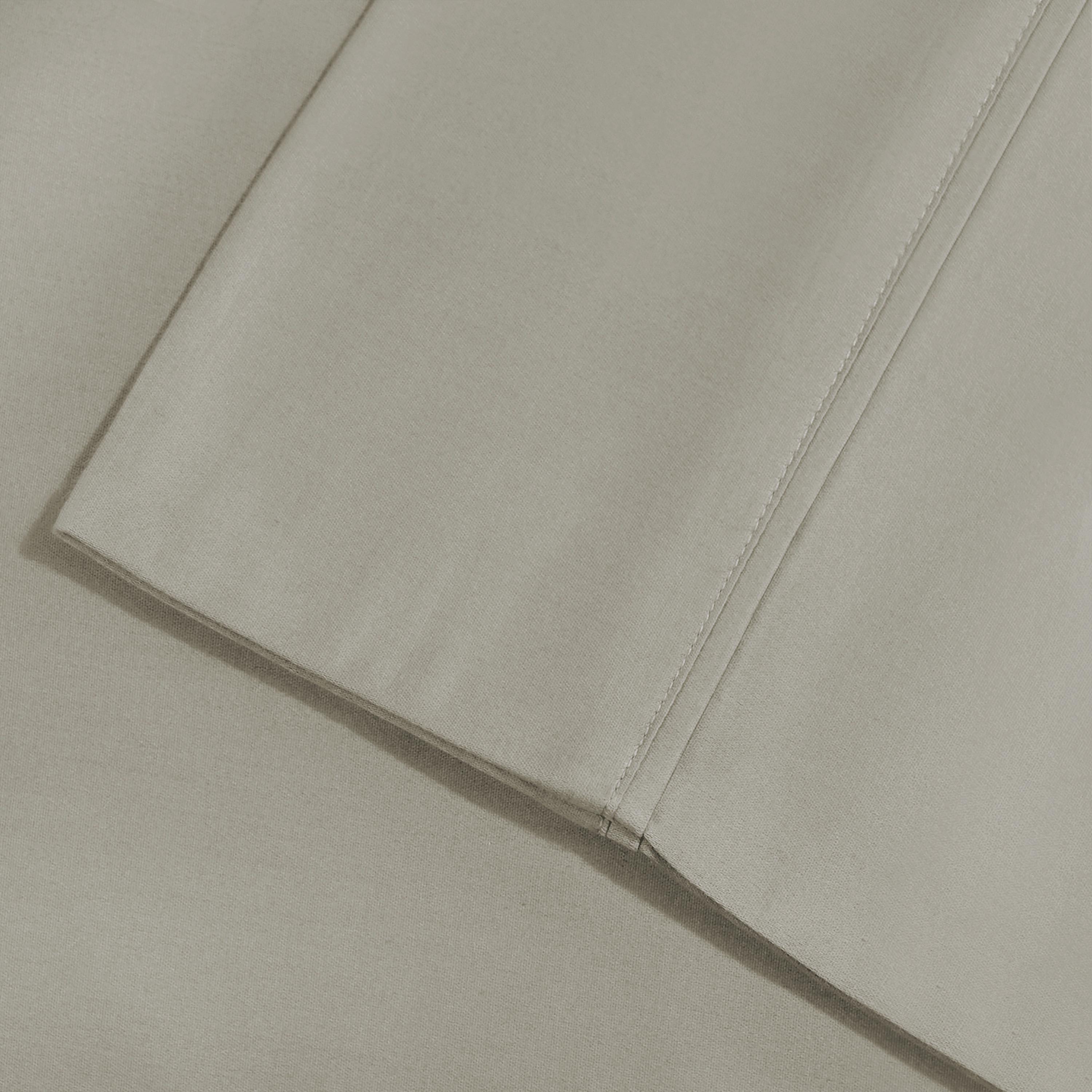 Premium 600 Thread Count Cotton Blend Pillowcase Set - Soft & Breathable for Ultimate Comfort - Perfect for Bedroom, Hotel, and Home Decor