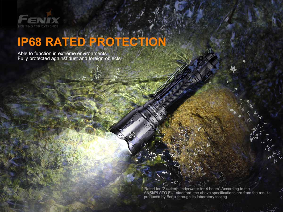 Fenix TK22 TAC Tactical Flashlight - 1000 Lumens, Rechargeable, Waterproof for Outdoor, Camping, Hunting & Emergency Use