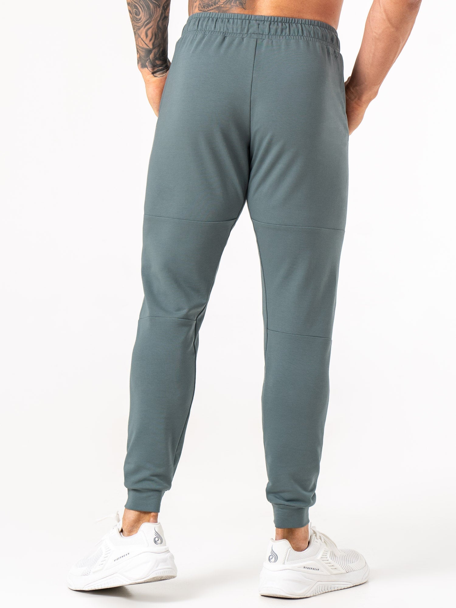 Endurance Track Pants for Men - Breathable Running Jogging Pants in Fern Green - Perfect for Gym Workouts & Outdoor Activities