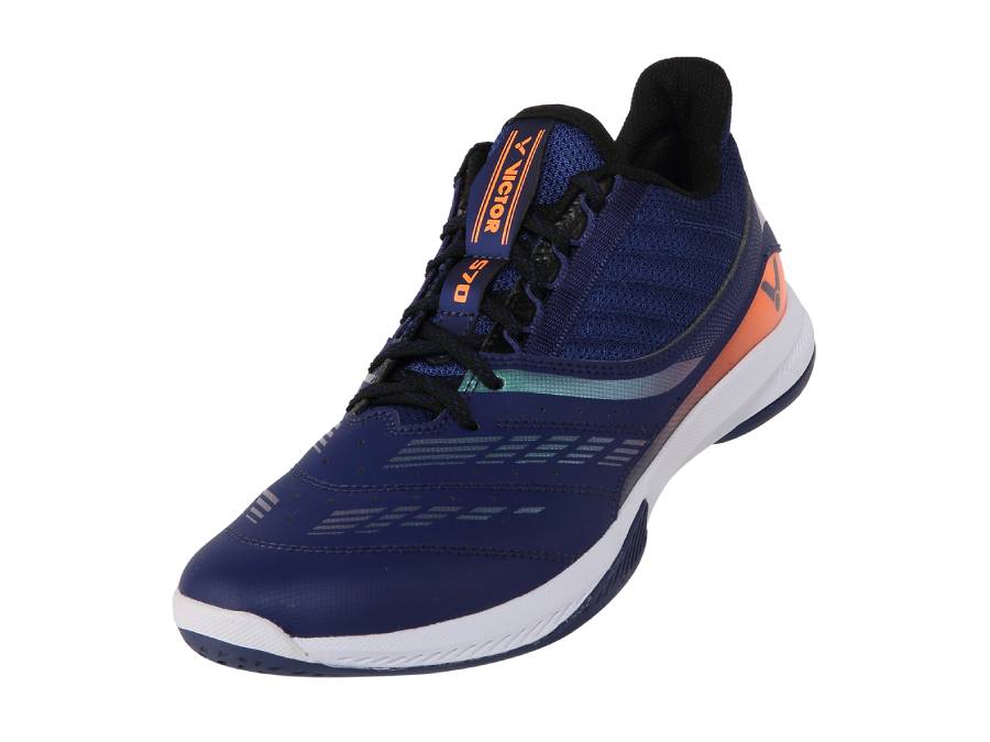 Victor S70 B Unisex Badminton Shoes - Lightweight & Breathable for Men & Women (Navy Blue) | Perfect for Indoor Court Sports, Training & Casual Wear