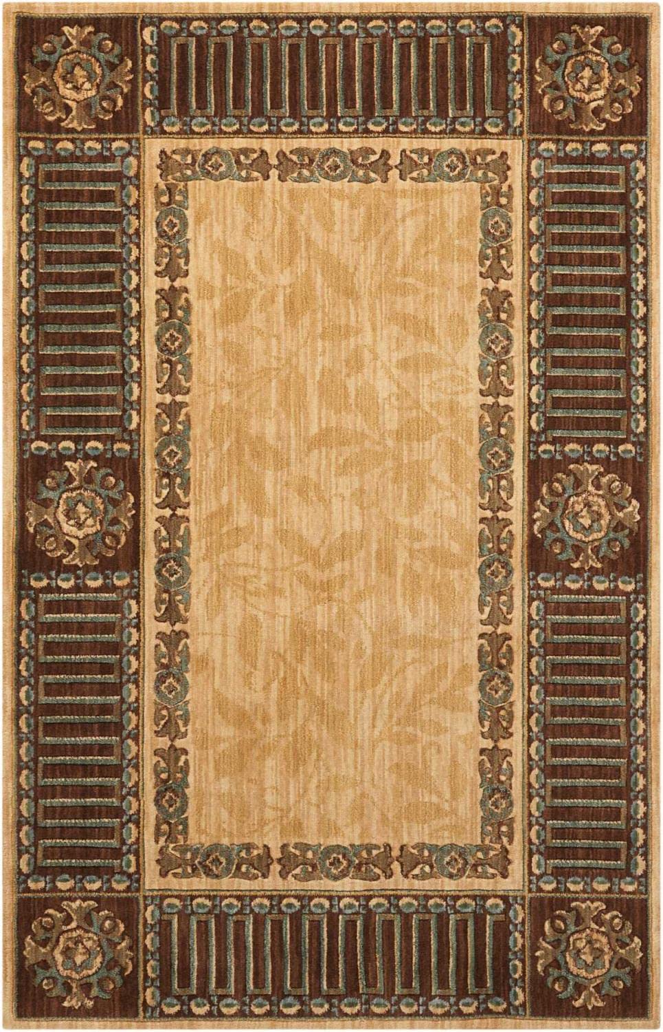 Nourison Vallencierre Vintage Beige 3'6